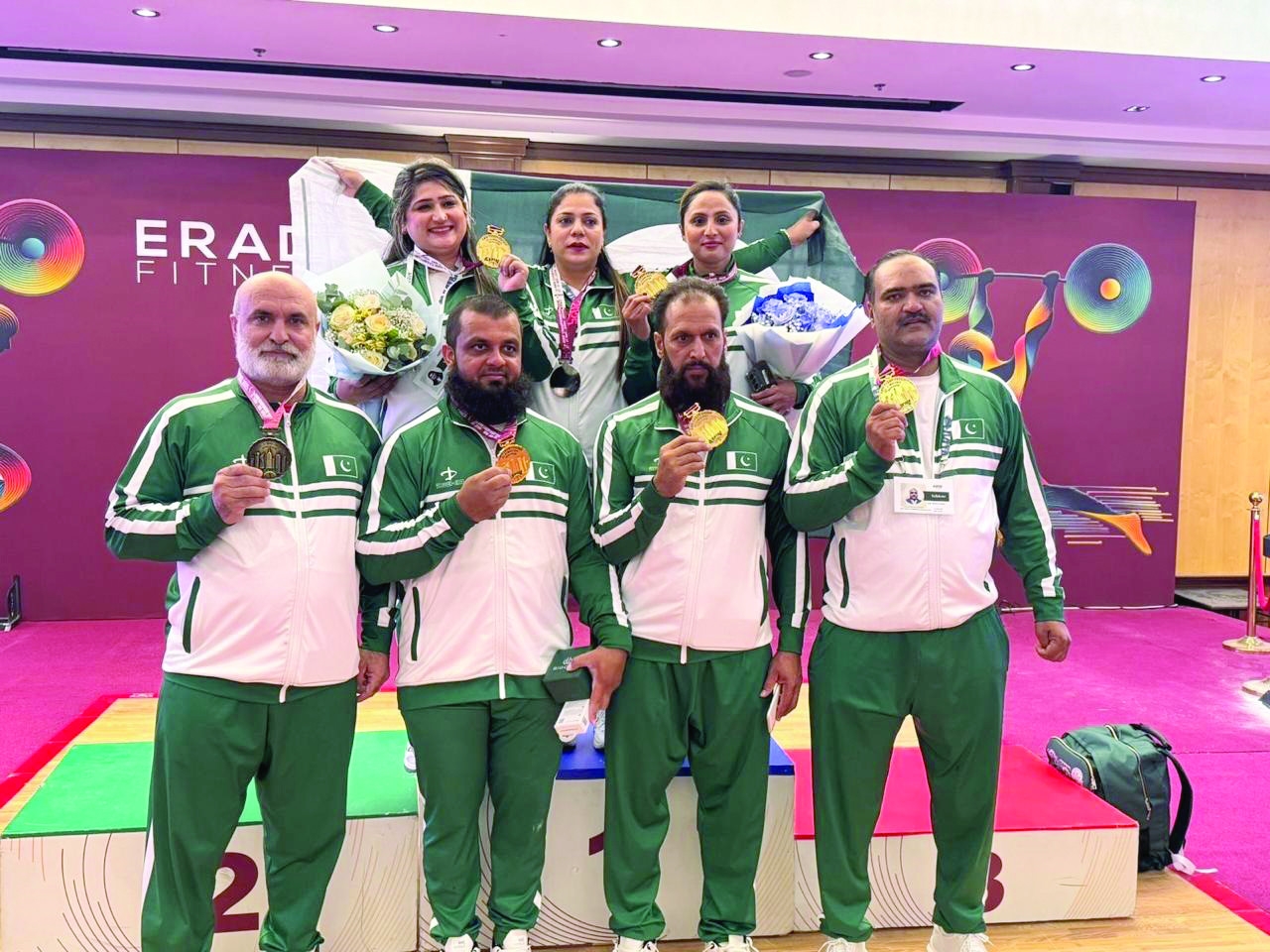 Pak weightlifters win 8 golds at Asian Masters Championship