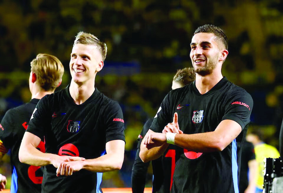 Barca post narrow win to reclaim Liga lead