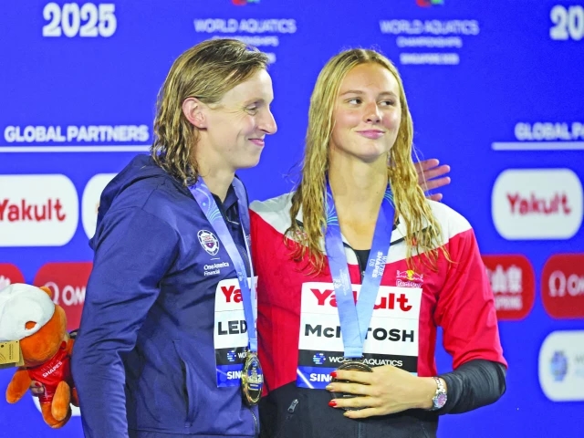 Ledecky reigns over McIntosh