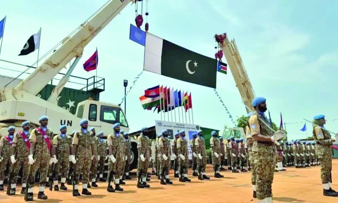Pakistani blue berets honoured