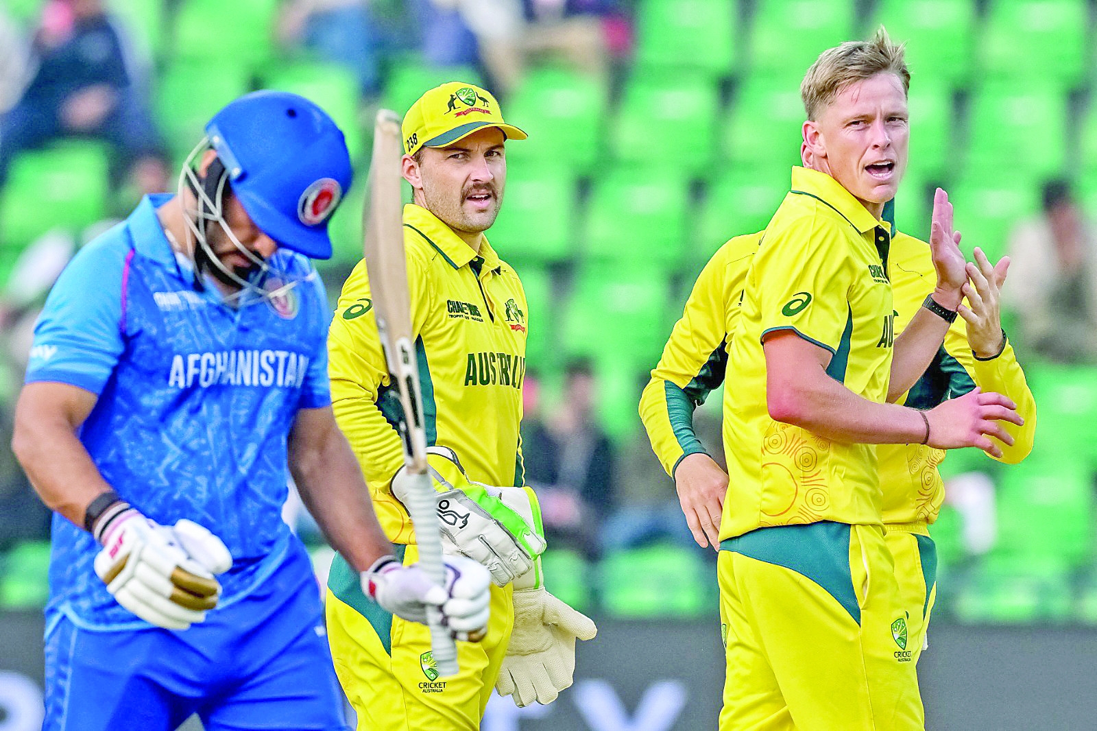 Aus in CT semis, rain hits Afg chances