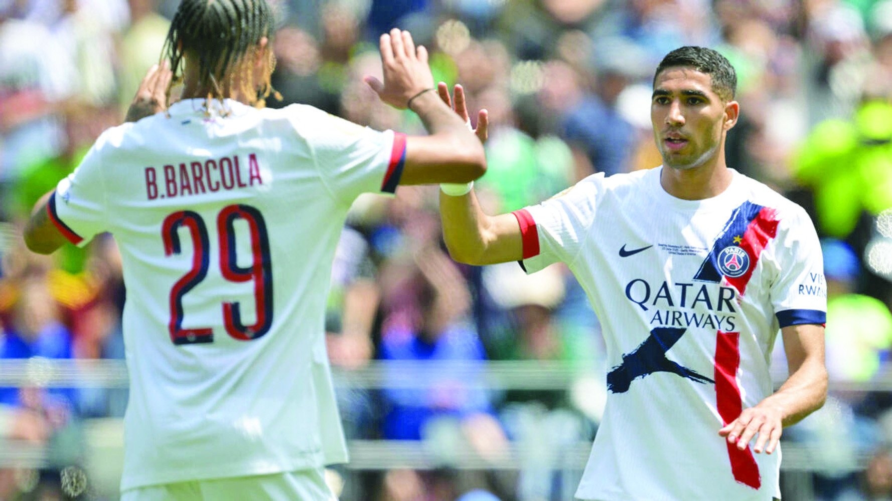 PSG ease past Seattle Sounders