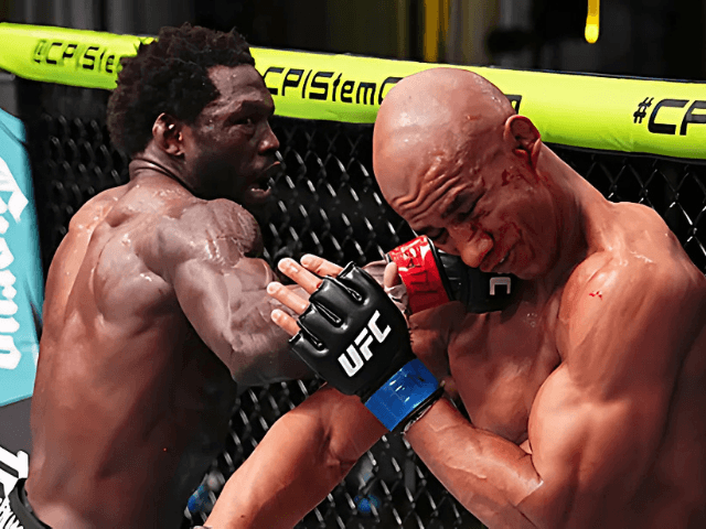 Watch: Jared Cannonier survives early onslaught, TKO's Gregory Rodrigues