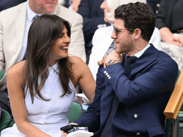 Priyanka Chopra and Nick Jonas attend Wimbledon after London premiere of ‘Heads of State'