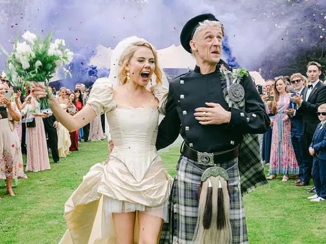 Derry Girls star Saoirse-Monica Jackson marries DJ Denis Sulta in Celtic-inspired Irish and Scottish wedding