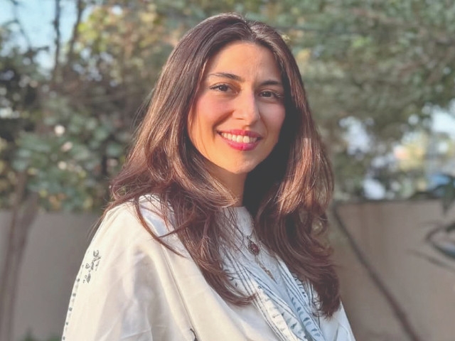 Meesha Shafi drops cover art for her debut album