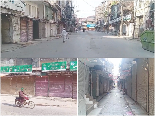 Shutter-down strike halts business activities