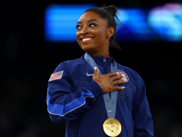 Simone Biles claps back at Riley Gaines over transgender athlete comments in women's sports debate