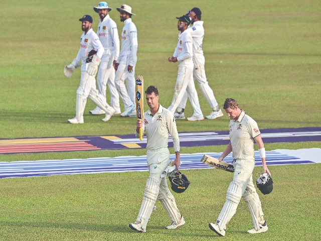 Smith, Carey tons put Aus on top in SL Test