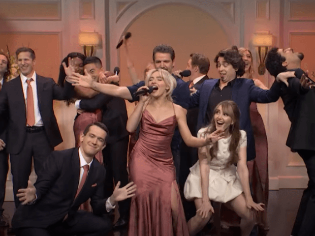 ‘SNL50' sketch: Domingo, Sabrina Carpenter, Pedro Pascal, and Bad Bunny crash wedding in chaos