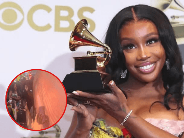 SZA hit by bracelet thrown by fan while meeting crowd in new viral video