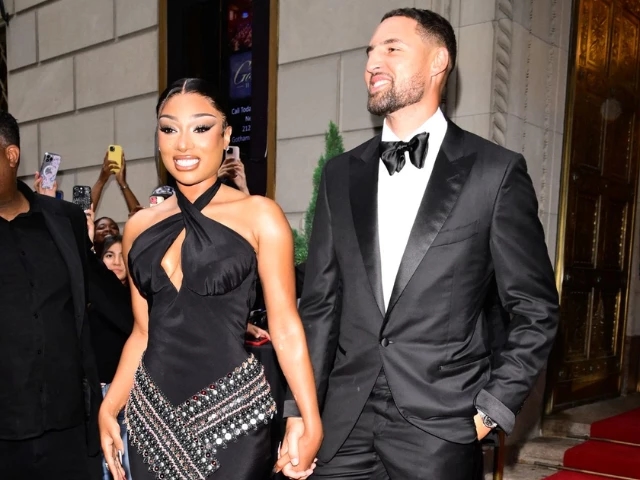 Klay Thompson and Megan Thee Stallion go official at NYC gala