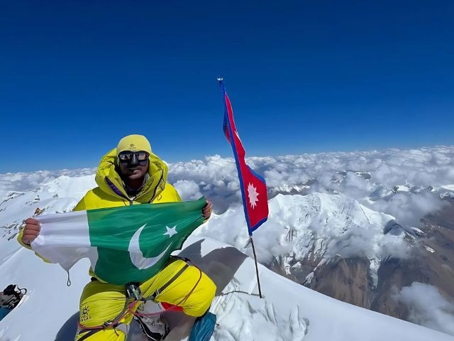 Sajid Sadpara climbs world's 7th highest peak without oxygen