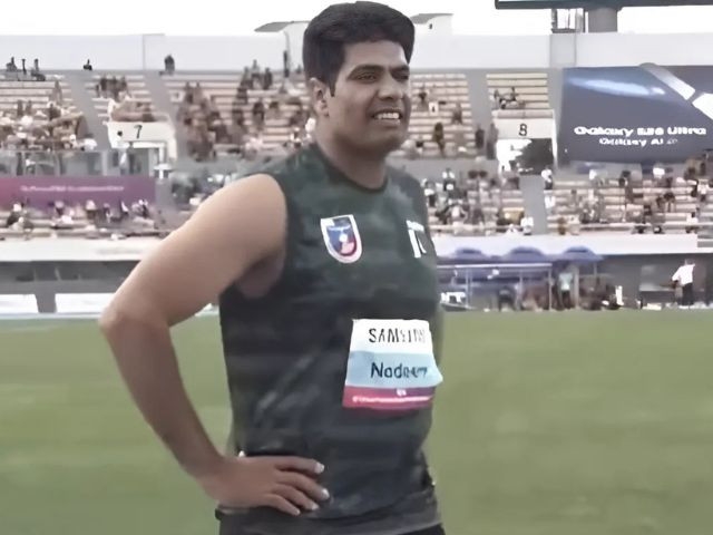 Arshad Nadeem wins javelin gold at Asian Athletics