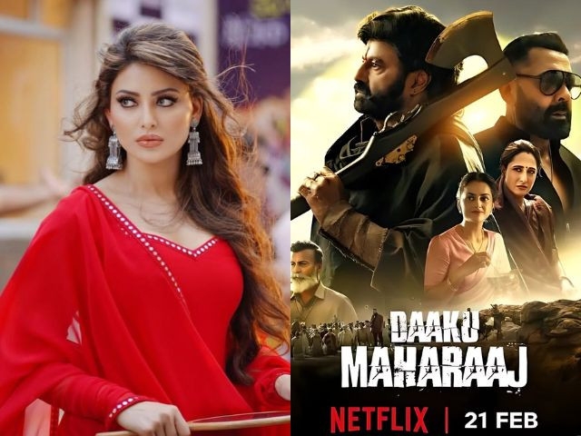 'First-ever lady' removed from her film poster: Fans react to Urvashi's absence from Daaku Maharaaj