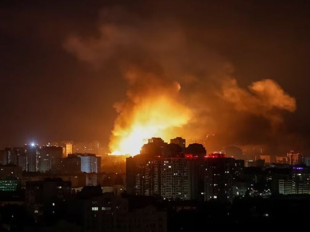 Russian missile and drone strikes on Kyiv kill 14 people