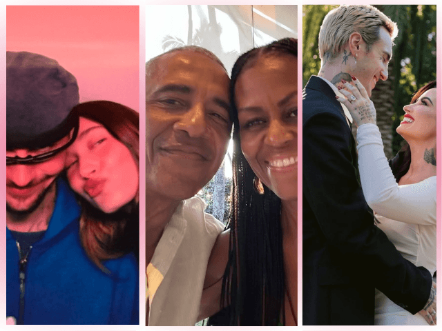 Celebrity couples celebrate Valentine's Day with heartfelt tributes