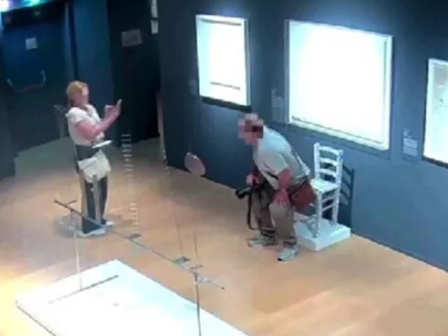 Tourist shatters $50K Swarovski crystal Van Gogh chair at Verona museum in shocking photo mishap