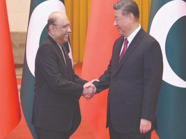 Zardari, Xi vow to maintain positive trajectory in ties