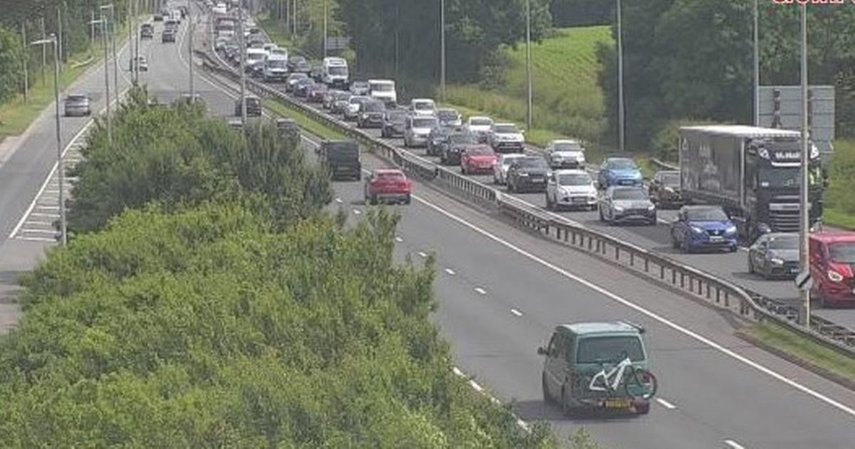 Live A55 updates as crash causes long delays in Flintshire