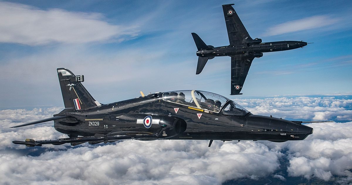RAF Valley Hawk jets in near miss with mystery 'paramotor' on approach to Anglesey base