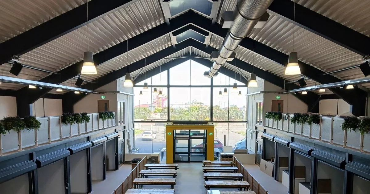 Multi-million pound food hall and market taking shape in North Wales seaside town