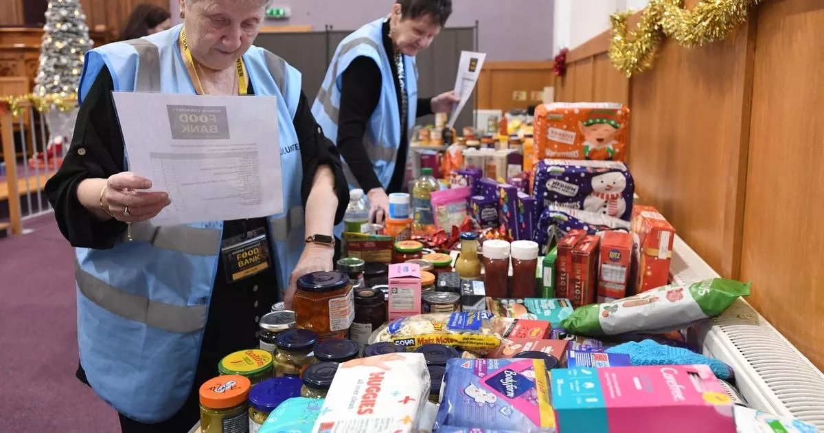 Foodbank in Wishaw appeals for donations as stock runs low while numbers in need remain high
