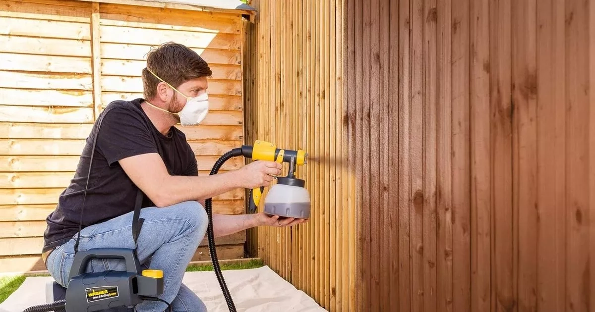 Best-selling fence paint sprayer that 'saves hours of painting' now under £50 in Amazon sale