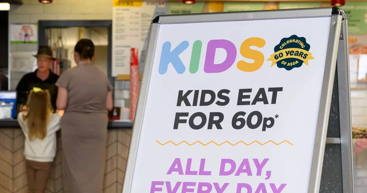 Asda issues update on popular Kids Eat for £1 deal that affects all 205 cafes