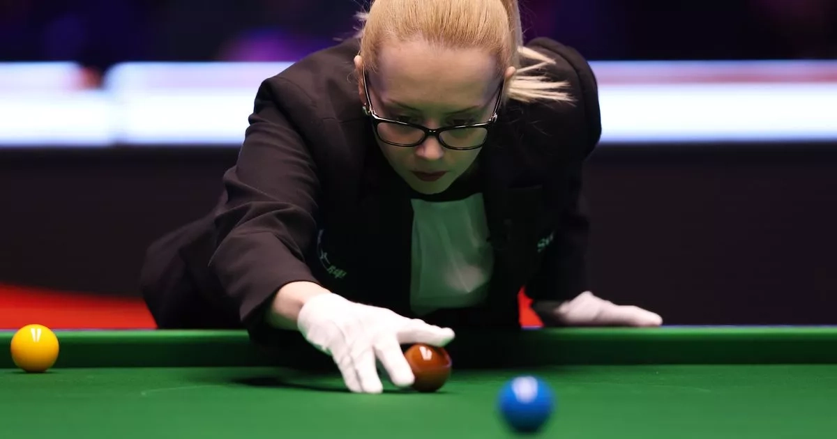 Meet Desislava Bozhilova: World Snooker Championship final referee who was told 'just chill' by Ronnie O'Sullivan