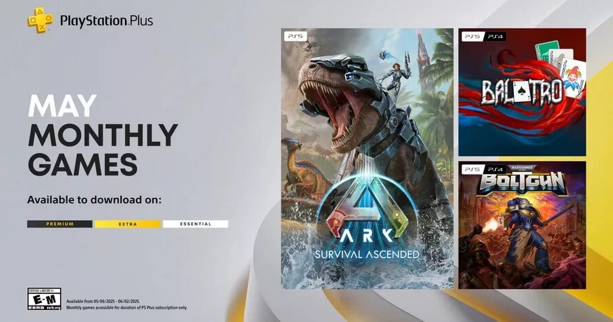 PlayStation Plus games for May announced- including Warhammer 40,000: Boltgun