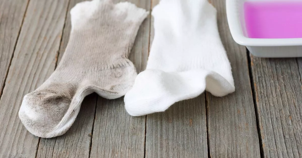 Simple 2-ingredient concoction 'gets white socks fresh as new again'