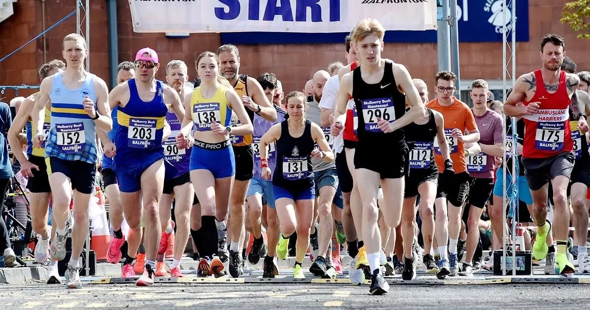 Athletes prepare to hit start line for popular Balfron 10k race