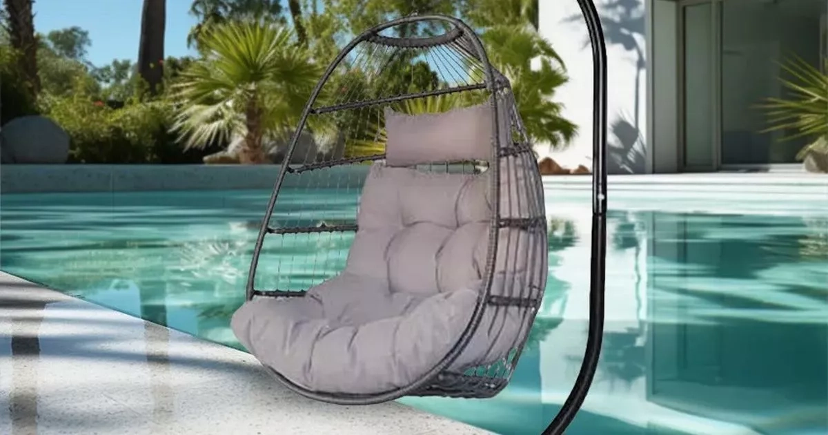 Debenhams' £160 'beautiful' hanging egg chair now just a tenner more than Aldi's