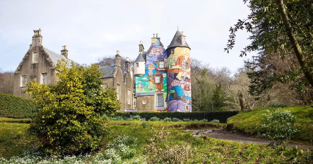 The unique 'Banksy-like' castle where graffiti has taken over in the heart of Scotland