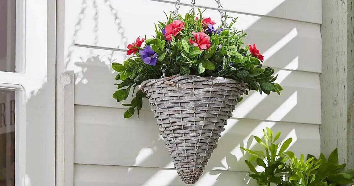 Dunelm £15 hanging baskets that 'look expensive' and 'don't seem fake at all'