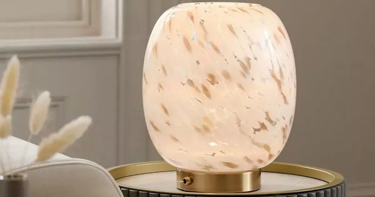 Next's 'pretty' table lamp ideal for lighting up corners without plug sockets