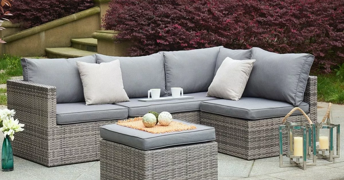 'Easy to assemble' rattan garden set gets incredible £355 price slash
