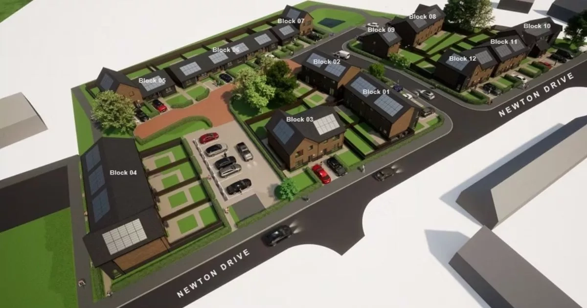 Newmains residents asked for their thoughts on new homes set to built at old school