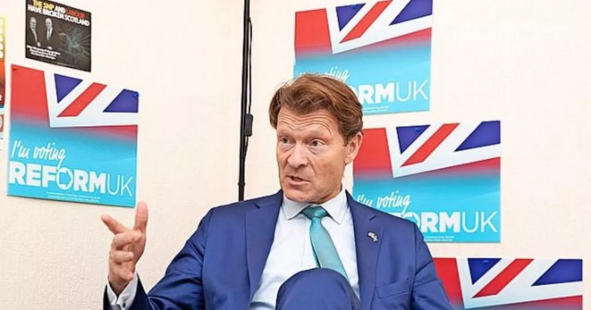 Reform chief rules out IndyRef and claims party will be second biggest in Scotland