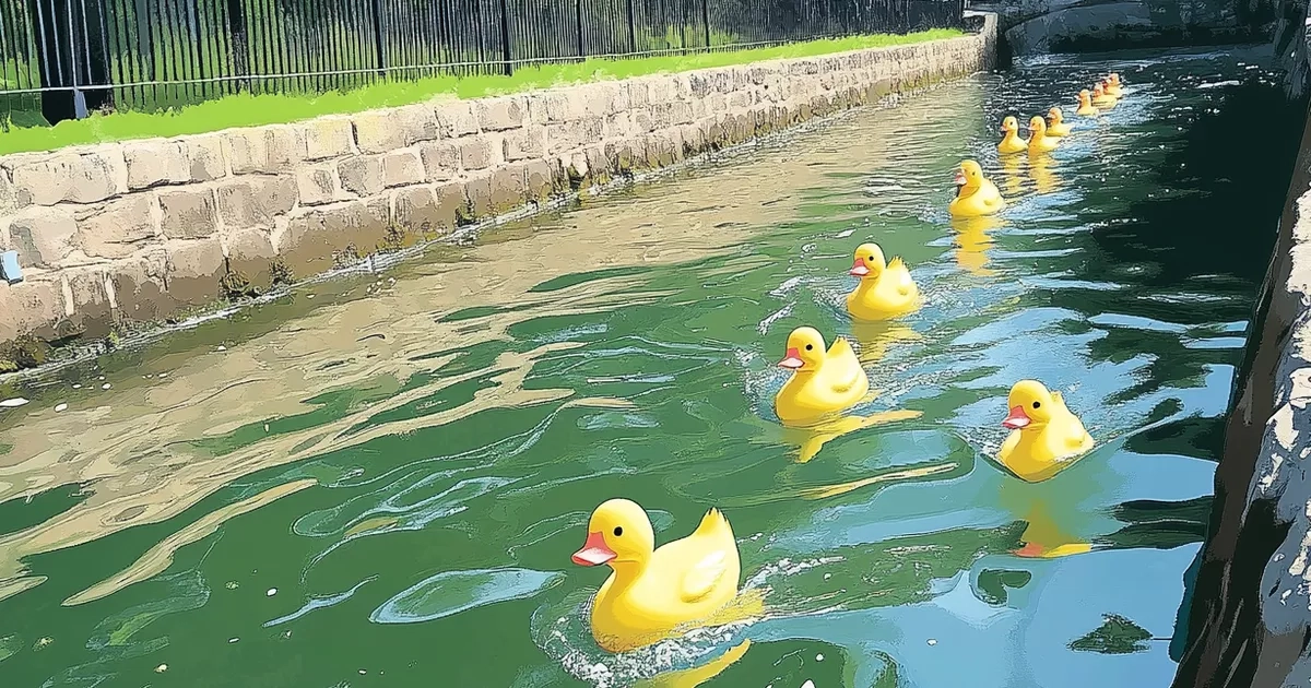 Scottish World Heritage Site to host Duck Festival with rubber duck race this weekend