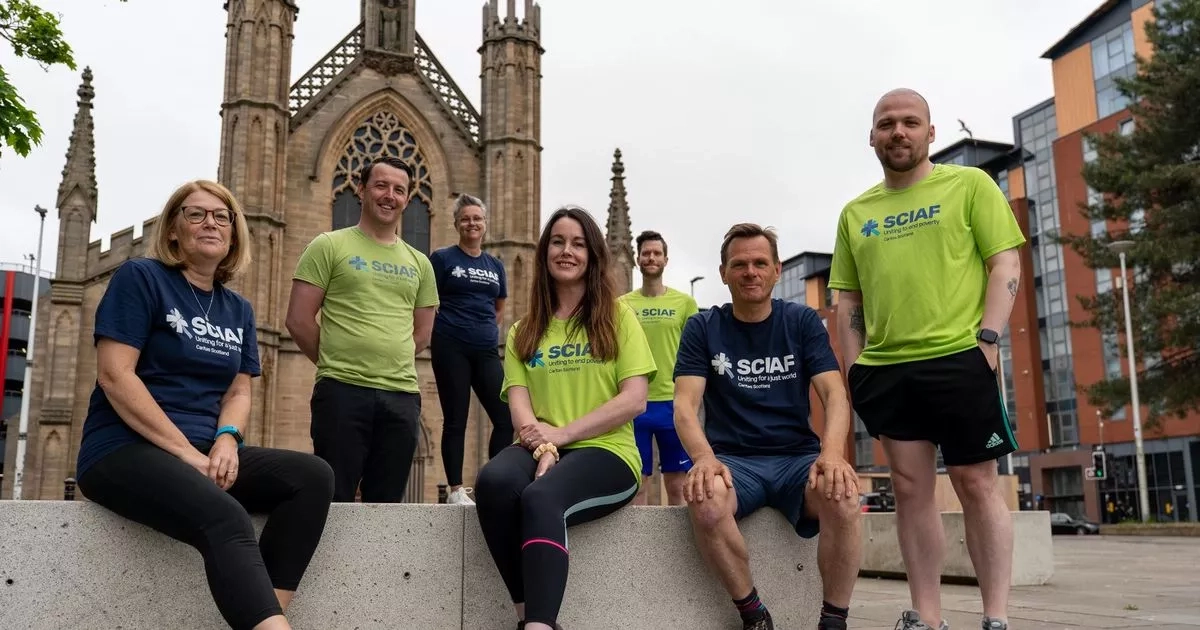 Renfrewshire charity staff set to put best foot forward at Edinburgh Marathon