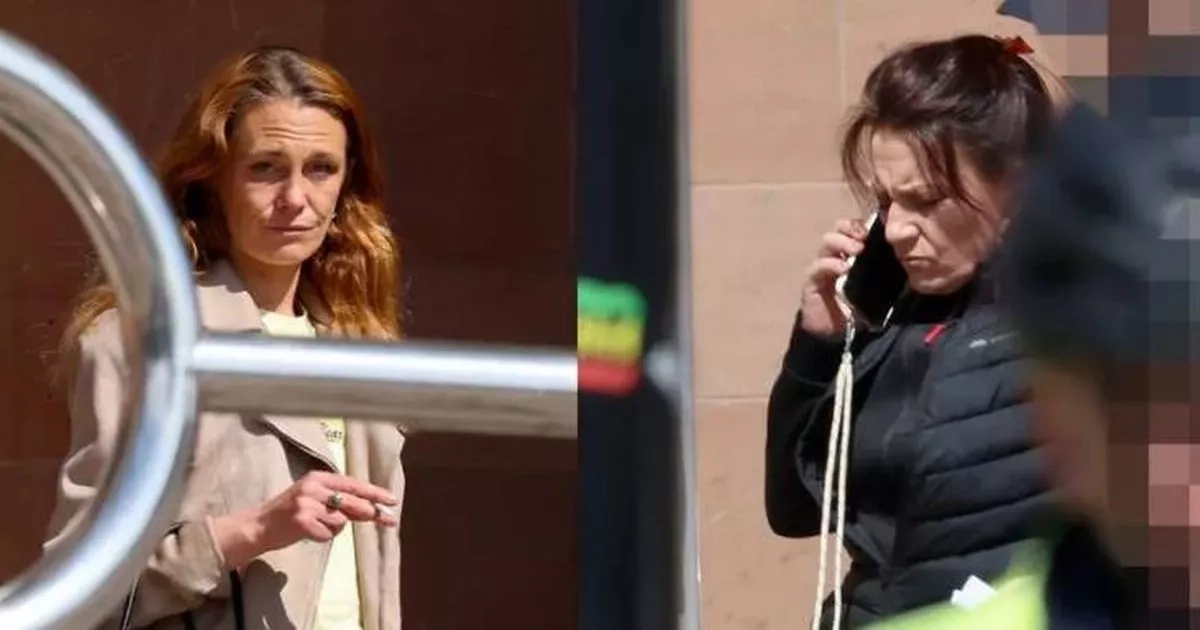 Women caught performing sex act in shop doorway during school run