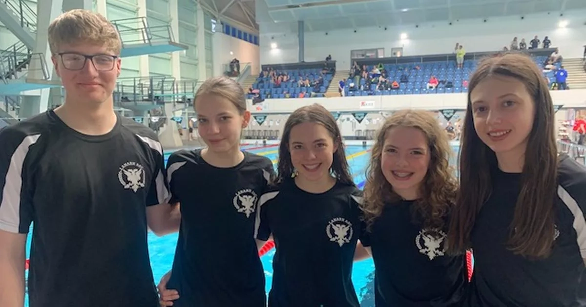 Lanark Swimming Club stars make a splash in Manchester with medal haul