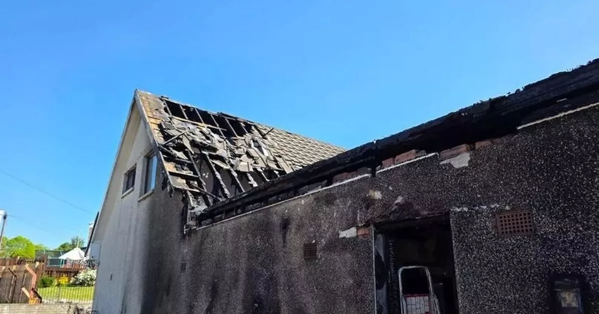 Scots dad makes desperate attempts to save home from devastating fire