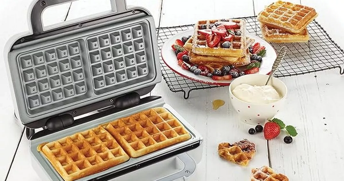 'Hassle-free' waffle maker cut down to £35 that makes 'perfect food every time'