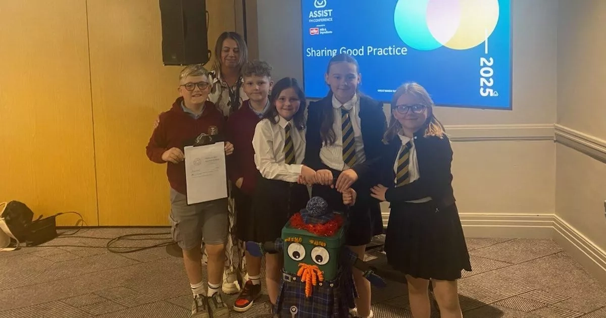 Ayrshire pupils are stars of the show as they share recycling plans at Glasgow conference