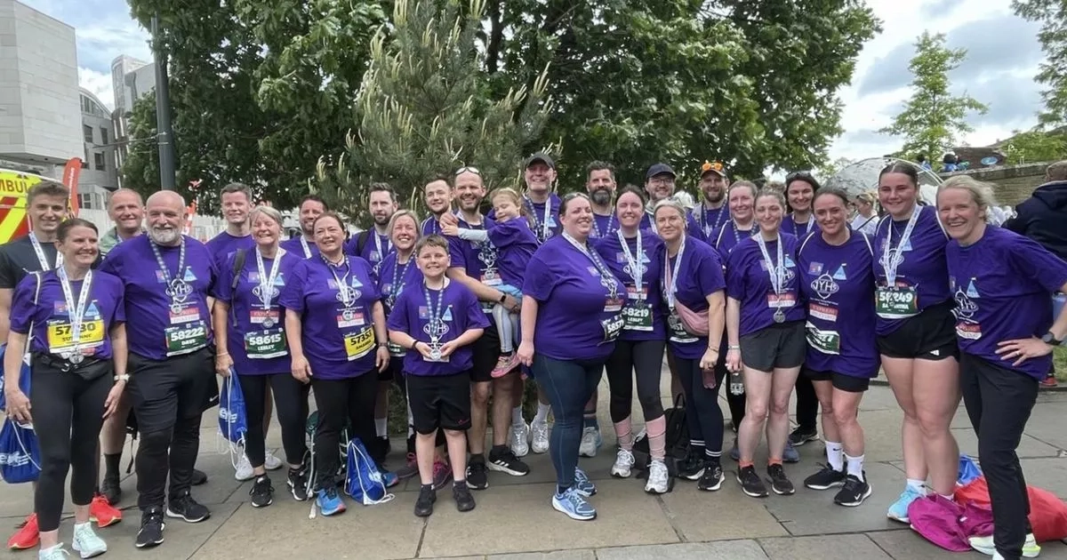 Staff members from Livingston school complete fundraising run as part of Edinburgh Marathon Festival
