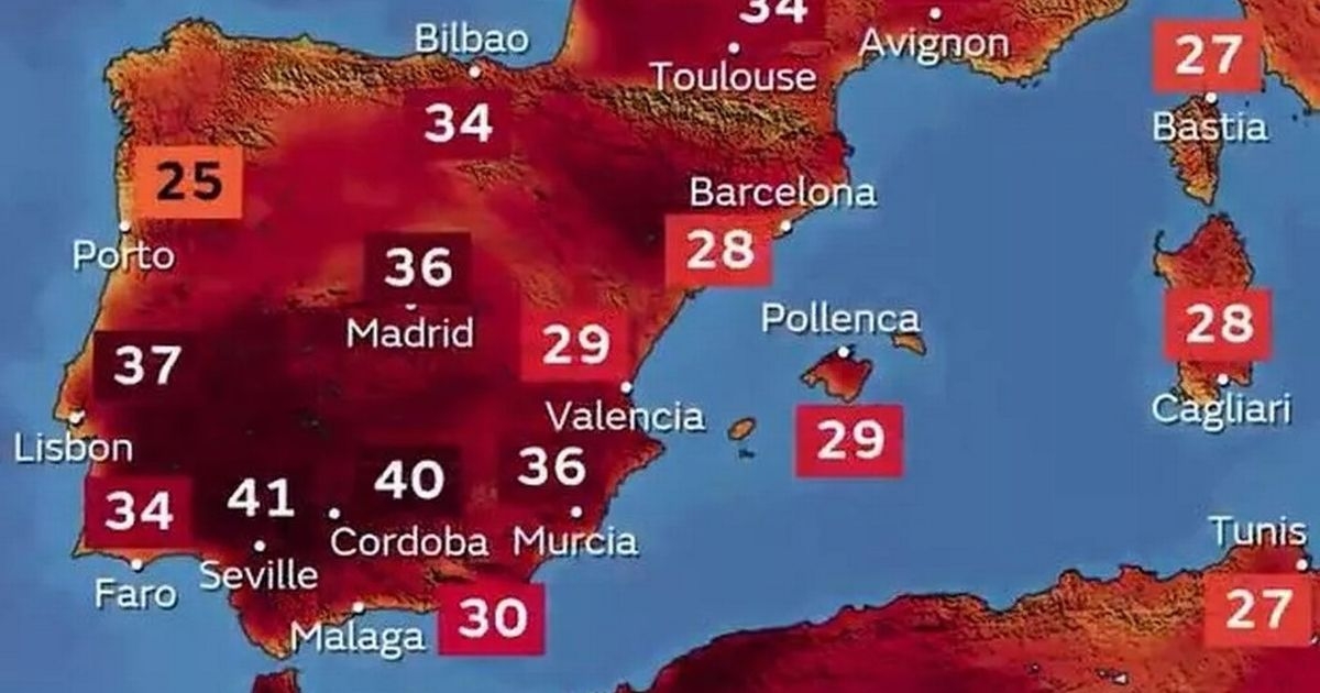 Weather warnings issued for Spain with 'unseasonal' temperatures forecast