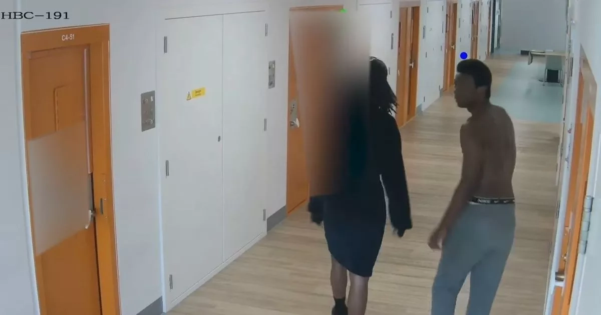 CCTV captures eerie moment prisoners smirk before murdering fellow inmate in 37-second attack